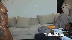 Man, she too fine, headbandit body bangin’...teasin’!