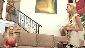 Hot Step Mom Licks Step Daughter in Feminge 4K Scene