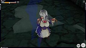 custom order maid turns into sexy secretary in 3d yotogi