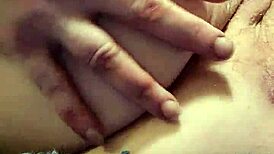 Close-up view of amateur missr8 masturbating her pussy