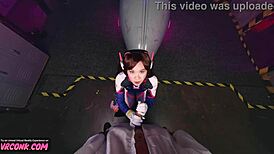 Vr Conk D Va Sucking Cock for Big Buff - Kimmy Kimm Overwatch Cosplay Vr Porn