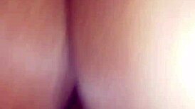 latina girlfriend rides cowgirl on cunt