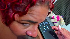 Deepthroat Blowjob on Monster Black Cock