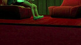 Psychologist Britt Gets Throat Destroyed in 3D Animation