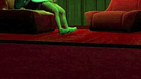 Psychologist Britt Gets Throat Destroyed in 3D Animation