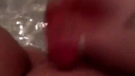 wow, watch this bbw amateur fucking a dildo in bathtub! 🛁