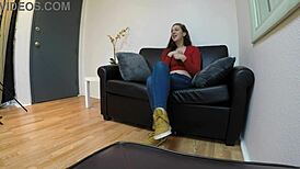 Audrey Decker's Casting POV with Intense Boobs Focus