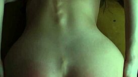 Cute girl takes hard ass pounding on kitchen table