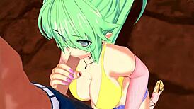 マジで、ジョリちゃん、チャンネルのマスコットがついに初めてハードに犯されて信じられない！