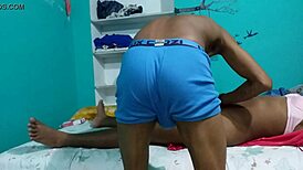 Horny amateurs lick each other during intense massage sessions.