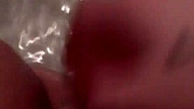 wow, watch this bbw amateur fucking a dildo in bathtub! 🛁