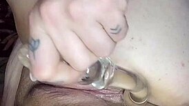 Slut Squirts Hard With Toys