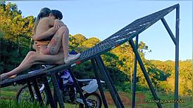 Homemade Outdoor Motorcycle Fun