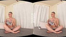 Yanks VR Babe Iris Ives Explores Holes