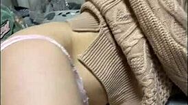 Asian Babe's Pussy Gets Wet From Slow Lingerie Touch