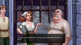 Perverted Boris spanks ass-like tree in horny hentai 😏