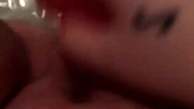 wow, watch this bbw amateur fucking a dildo in bathtub! 🛁