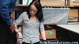 Caught Teen Shoplifter Offers Blowjob to Avoid Trouble