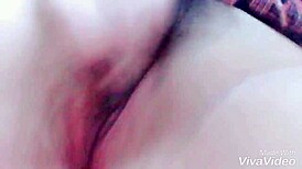 bad girl masturbates before fucking