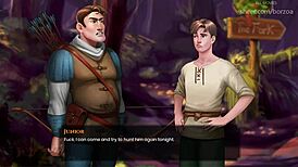 Perverted Boris spanks ass-like tree in horny hentai 😏