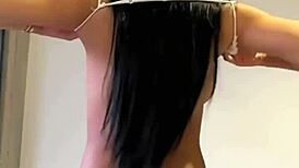 damn, this teen lingerie model gets drilled during her photoshoot session... 🔥