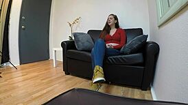 Audrey Decker's Casting POV with Intense Boobs Focus