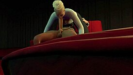 Psychologist Britt Gets Throat Destroyed in 3D Animation