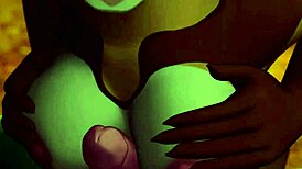 Furry sucks dick nicely and cums!