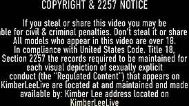 Sweet Kimber Lee and hot Latina Angelina Castro give dildo a footjob.