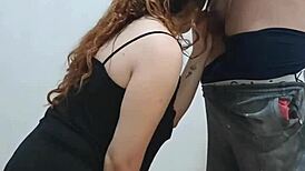 Wife Pays Painter With Intimate Favors In Homemade Scene