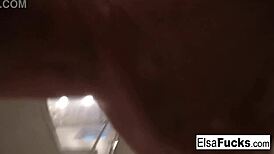 Tiny Elsa Jean Fingers Hairy Pussy