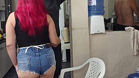 i fucked her big ass in front of her husband and came in her mouth