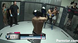 Sexy Ann Marie Rios Fucks Boxing Winner Hard!