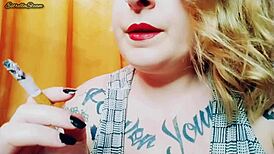 Smoking Fetish In Amateur European Homemade Scene.