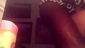 candycane in suggestive group scene with black guys