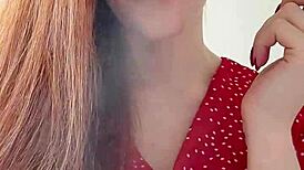 Redhead Alice Enjoys Smoking In Peaceful Setting