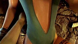 3D Hentai Lara Croft Compilation Uncensored