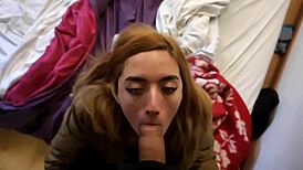 Cumming with my cute stepsister