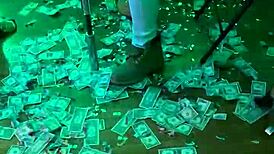 Petite latina shakes her big ass and tits