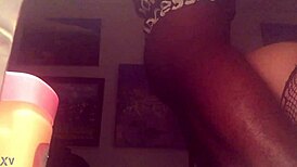 candycane in suggestive group scene with black guys