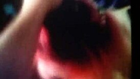 Stepmom Sucks Cock with Deepthroat Spit Action