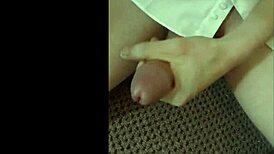 I love wanking in my white shirt, feeling so good