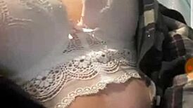 Intense teasing session on Periscope showing off those tits