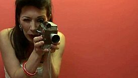 Lingerie-clad lesbian milf seduces babe with big tits in HD 😍