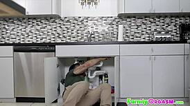 sneaky stepniece fucks stepuncle in hardcore group action