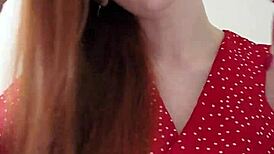 Redhead Alice Enjoys Smoking In Peaceful Setting