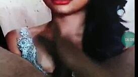 Pooja Hegde face covered in huge cumload tribute