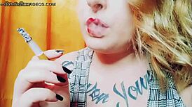 Smoking Fetish In Amateur European Homemade Scene.
