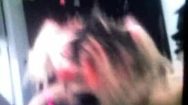 Stepmom Sucks Cock with Deepthroat Spit Action