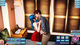 Blue Haired Beauty Fucked Silly